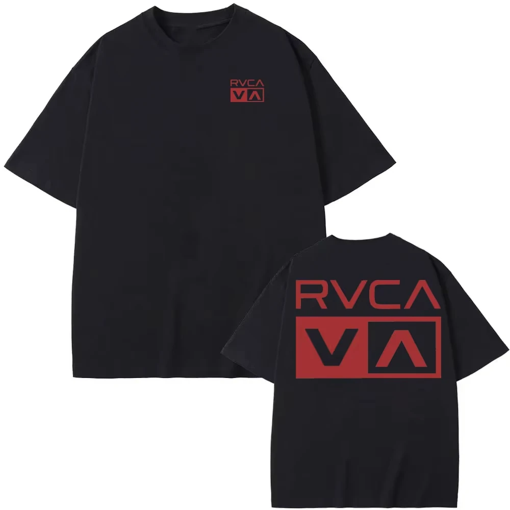 Camiseta RVCA negra de verano, - Streetwear Brand For Men reseña y precio