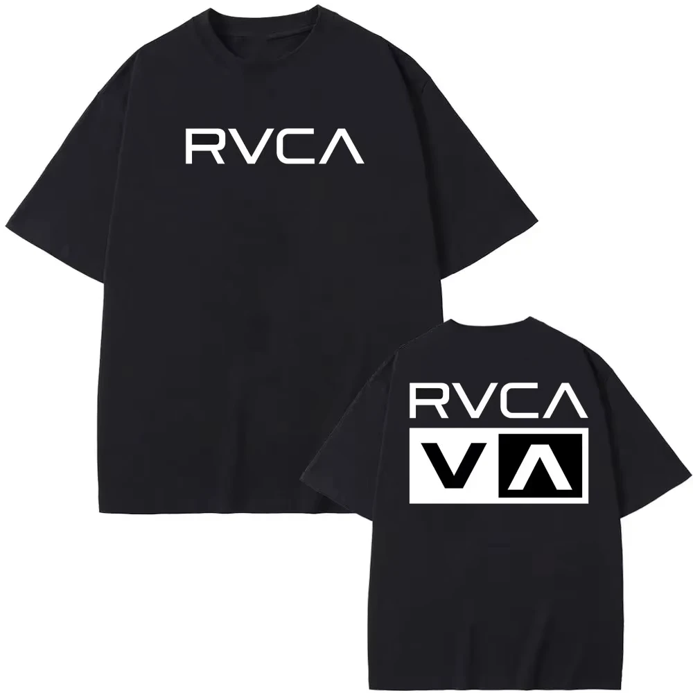 Camiseta RVCA negra de verano, - Streetwear Brand For Men reseña y precio